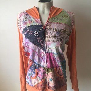 ARK ZIPPER HOODIE IN BRIGHT COLORS SIZE M